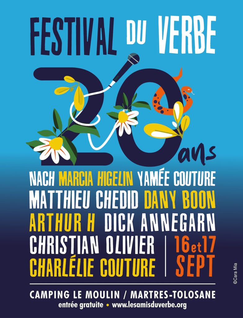 Affiche Festival du Verbe ©Cara Mia